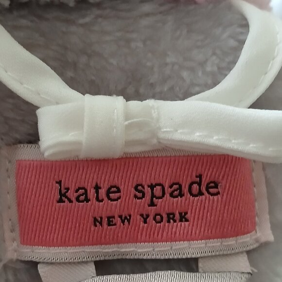 Kate Spade Heart Confetti Chenille Plush Bath Robe Size Medium - Picture 6 of 7